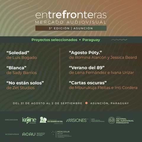 En Agosto se desarrollará en Asunción el Mercado Audiovisual Entre Fronteras en su 3° Edición