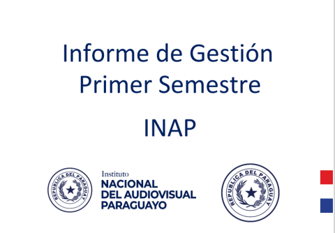 INAP presentó informe de gestión al CNA y al sector audiovisual