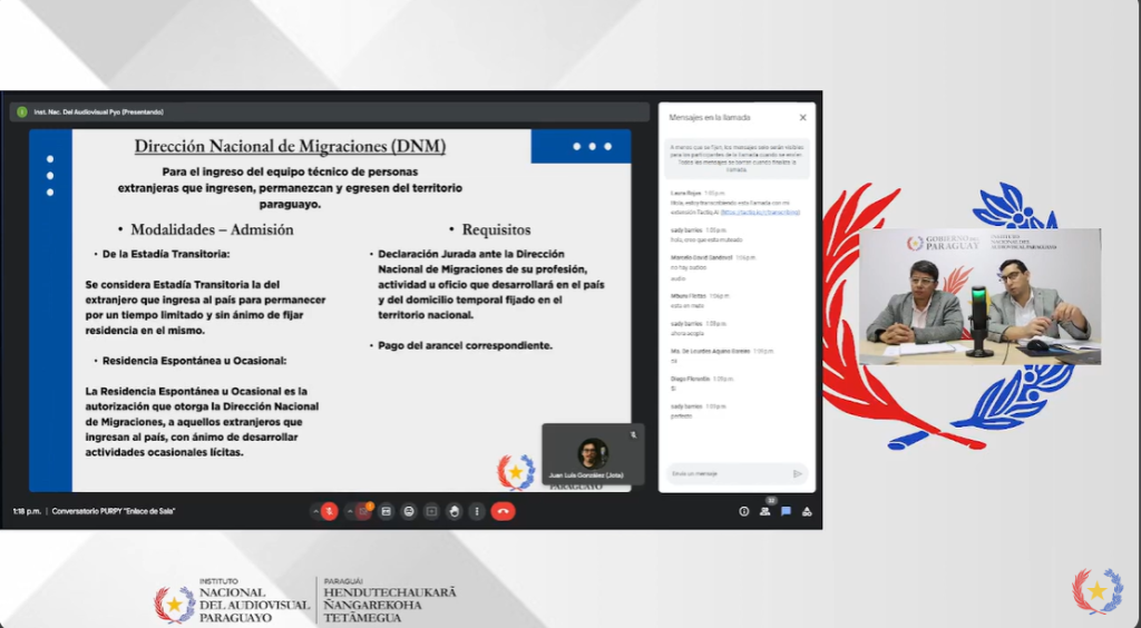 Exitoso conversatorio sobre el PURPy impulsado por el INAP
