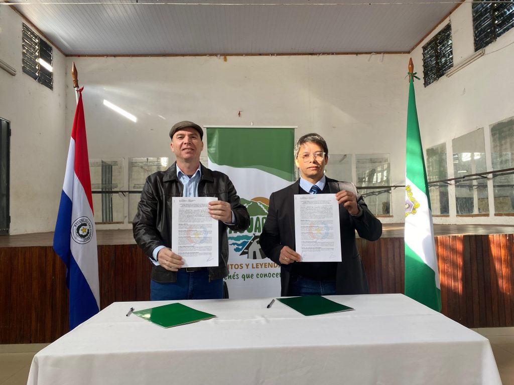 INAP y Municipalidad de Yaguarón firman Convenio para impulsar la Industria Audiovisual